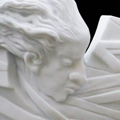 Scultura marmo di Carrara - Torso sacro